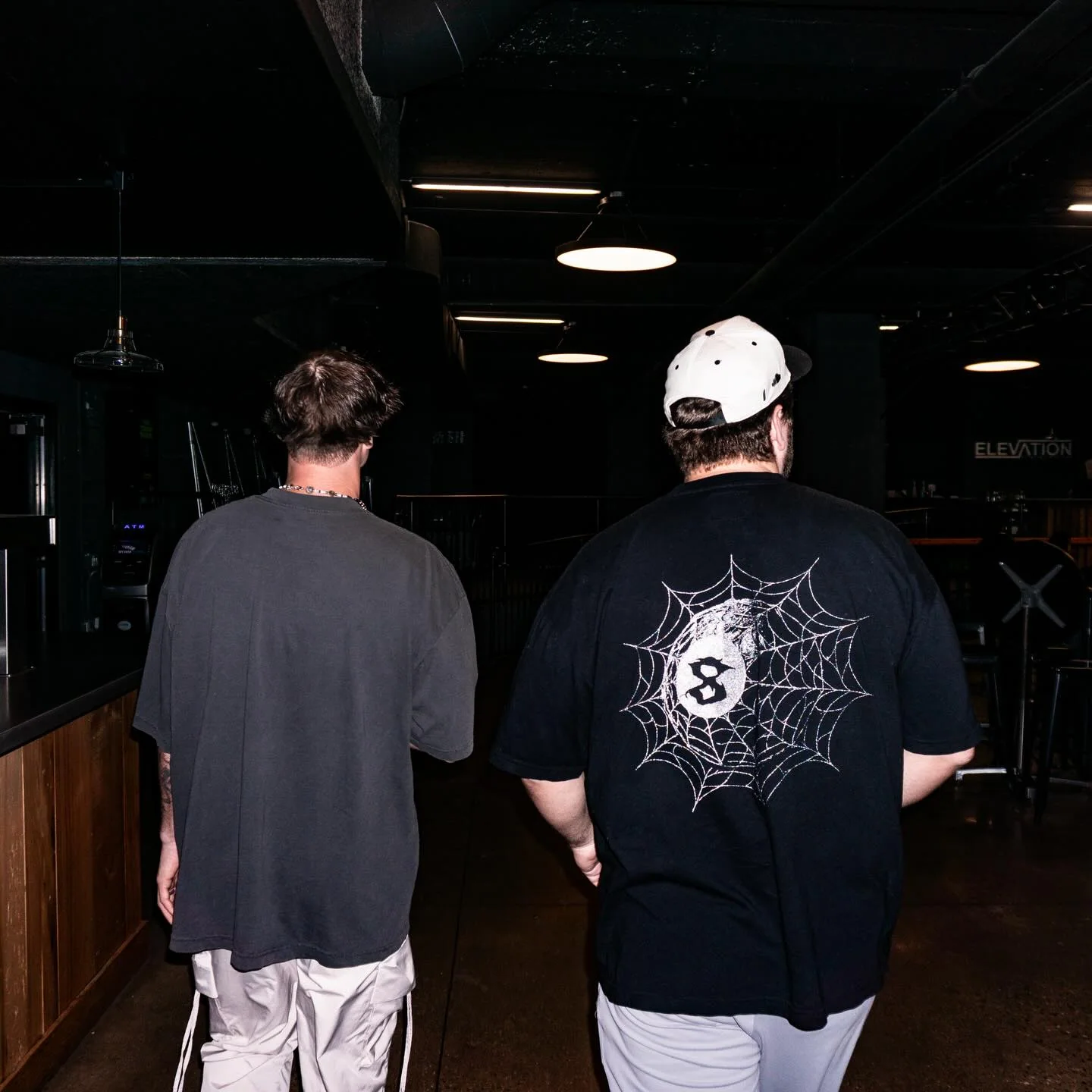 The Due Dilla Gents walking into The Intersection before a show